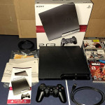 Playstation 3 PS3 Slim Console 120GB CECH-2001A w/ Box,Sony Controller