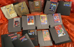 Retro NES Nintendo Games Cartridges (Metroid, Zelda, Mario)