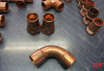 Copper Fittings 3/4" to 1-1/2", 2-1/2" and 3"