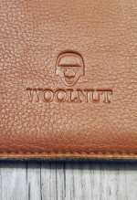 Woolnut Leather Sleeve for 15-inch MacBook Air or Similar Size Books