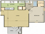 Spacious 1 Bedroom in Simpsonville