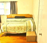 Welcome Home, hardwood flooring in two bedrooms and vinyl in one BR.