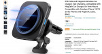 ESR HaloLock Magnetic Wireless Car Charger