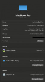 15” 2019 MacBook Pro