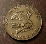 North American Hunting Club Grizzly Bear Bronze Medallion Coin