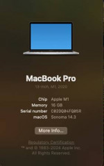 MacBook Pro 13-inch M1 2020