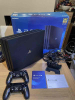 Well Used Home Console - Black 1TB Video Game And 2 Controllers 🎮, w/Original Packaging