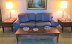 Blue/Gray Sofa