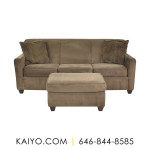 Raymour & Flanigan Track Arm Sofa and Ottoman  (Was 1500)