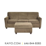 Raymour & Flanigan Track Arm Sofa and Ottoman  (Was 1500)