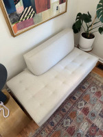 Room and Board 63” Reese Right Back Sofa/Chaise/Settee in Declan Ivory