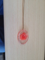 Oval Rose Necklace