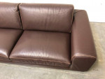 Italian Leather Sofa Brown