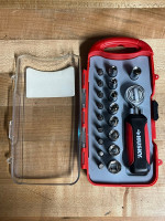 Husky 19 piece 1/4" Mini Socket Set and 23-piece Precision Screwdriver Set