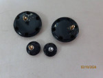 2 pair navy earrings