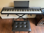 Casio 88 key piano with stool