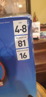 NEW 16" HOT WHEELS BIKE