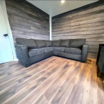 🔥 Modern Black Corner 2pc. Sectional Sofa - FREE DELIVERY