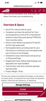Indian Electric Motor Bike