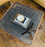 Mid Century Wood Coffee Table - Natural Walnut - Wood Art