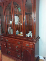 American Drew/Dining room set China Server table 6 chairs