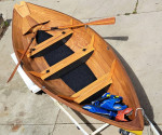 Hand Built Wooden Dory 17ft. Row Boat