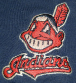 Vintage YOUTH Mighty Mac Cleveland Indians Chief Wahoo SEWN Tank Sz. 6