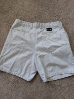 Nautica White Khaki Boat Shorts 34W