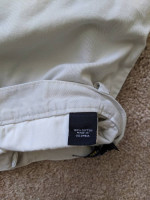 Nautica White Khaki Boat Shorts 34W