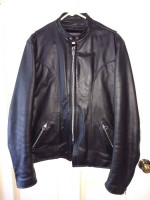 Vintage Leather Motorcycle Jacket