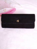 Black Velvet Clutch