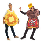 Maple Syrup & Waffles Halloween Couples Costume