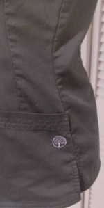 BLACK SCRUB BY HEALING HANDS AND SCRUBS STARS