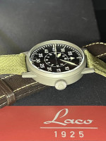 Laco Paderborn Pilot Watch Original Stainless Steel WWII FL23883 Full Kit