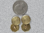 Vintage F.P.C. 10K Yellow Gold Cuff Links