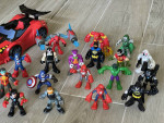 Lot of 25 Imaginext & Playskool Heros Figures plus Spider-Man Arachno