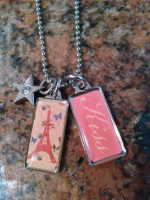 *Three (3) Charm Necklace "LUCY LU" JEWELRY