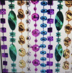 NEW Assorted Mardi Gras Throw Beads Necklaces- 400+ Necklaces ~25lbs