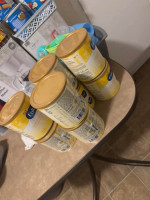 Yellow Enfamil baby formula available