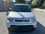 Front view of a silver 2014 Kia Soul with 39,419 miles for sale, featuring a modern design and alloy wheels.