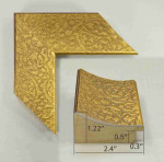 Classic Wooden Photo Frame, 2.4" Width.