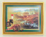 Frame, gold striped Rome, 1.1'' wide, 1.26" High.