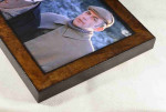 Picture Frame, Wooden Veneer Karelian Birch Width 1.2 inches, Height 1.2 inches.