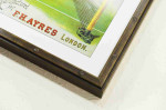 Wooden Frame Bronze and Black Silver. Width 0.7" x Height 1".