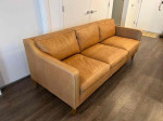 west elm's Hamilton Leather Sofa.