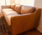 West Elm Leather Sofa