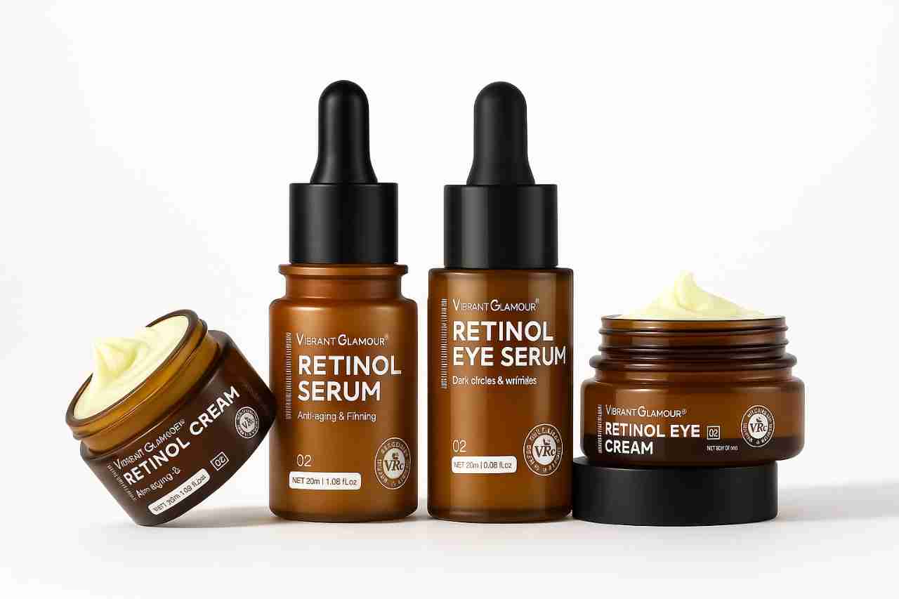 Vibrant Glow Retinol Kit – 4pcs