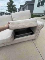 New Couch -Cream with storage