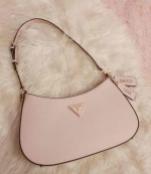 Guess Bags | Guess Cream Shoulder Bag With Sleek Design | Color: Cream | Size: Os