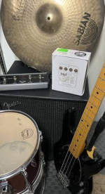MusicMan Bass, Fender Amp, Drums, Cymbal - $45-620